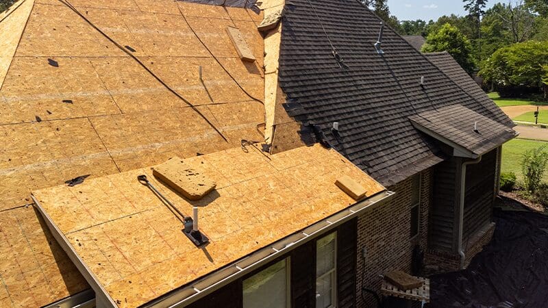 new shingles on home